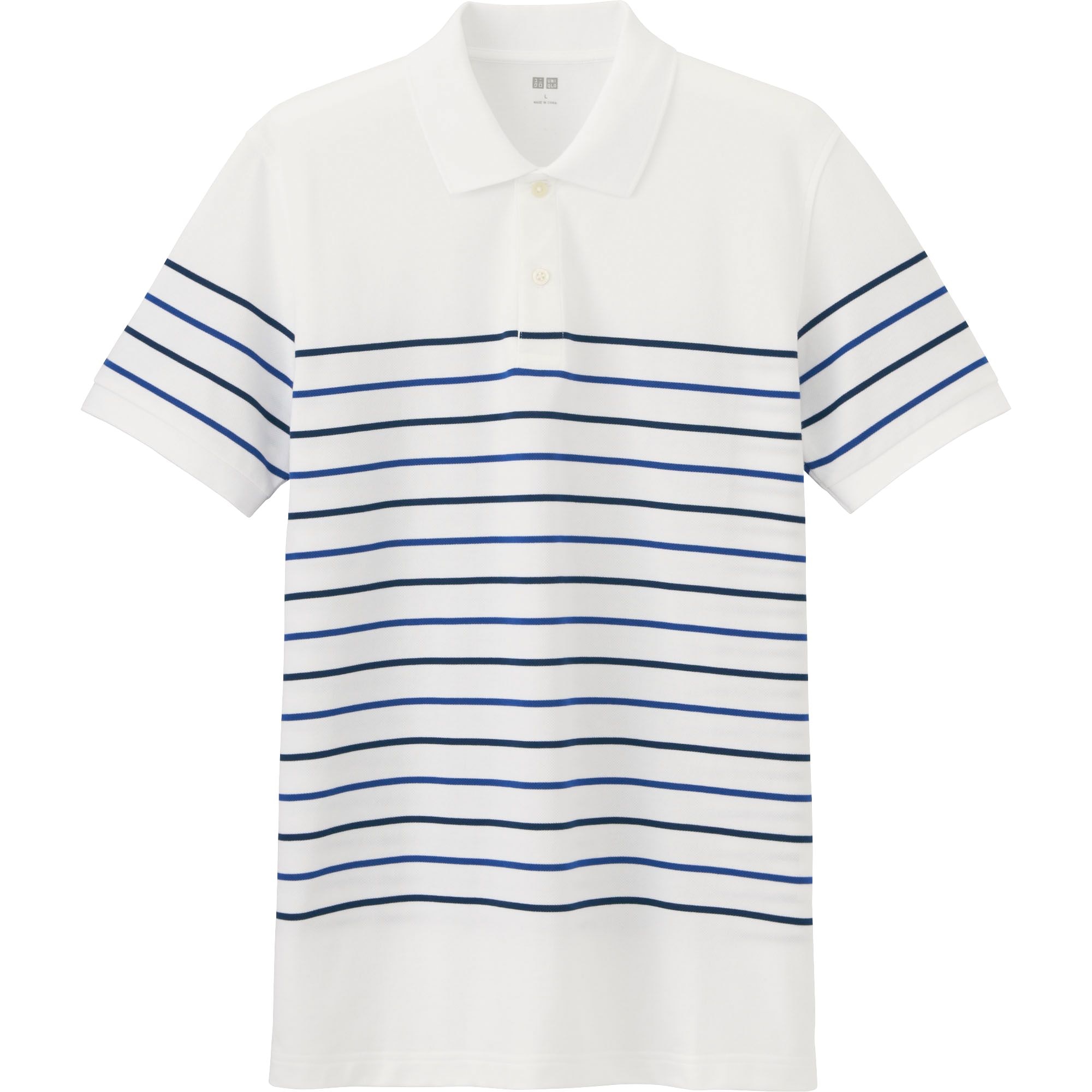 DRY Piqué Striped Polo Shirt  UNIQLO