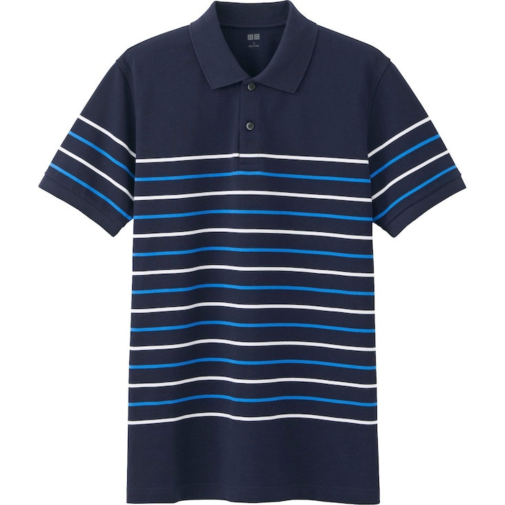 UNIQLO MEN Dry Pique Striped Polo Shirt | StyleHint