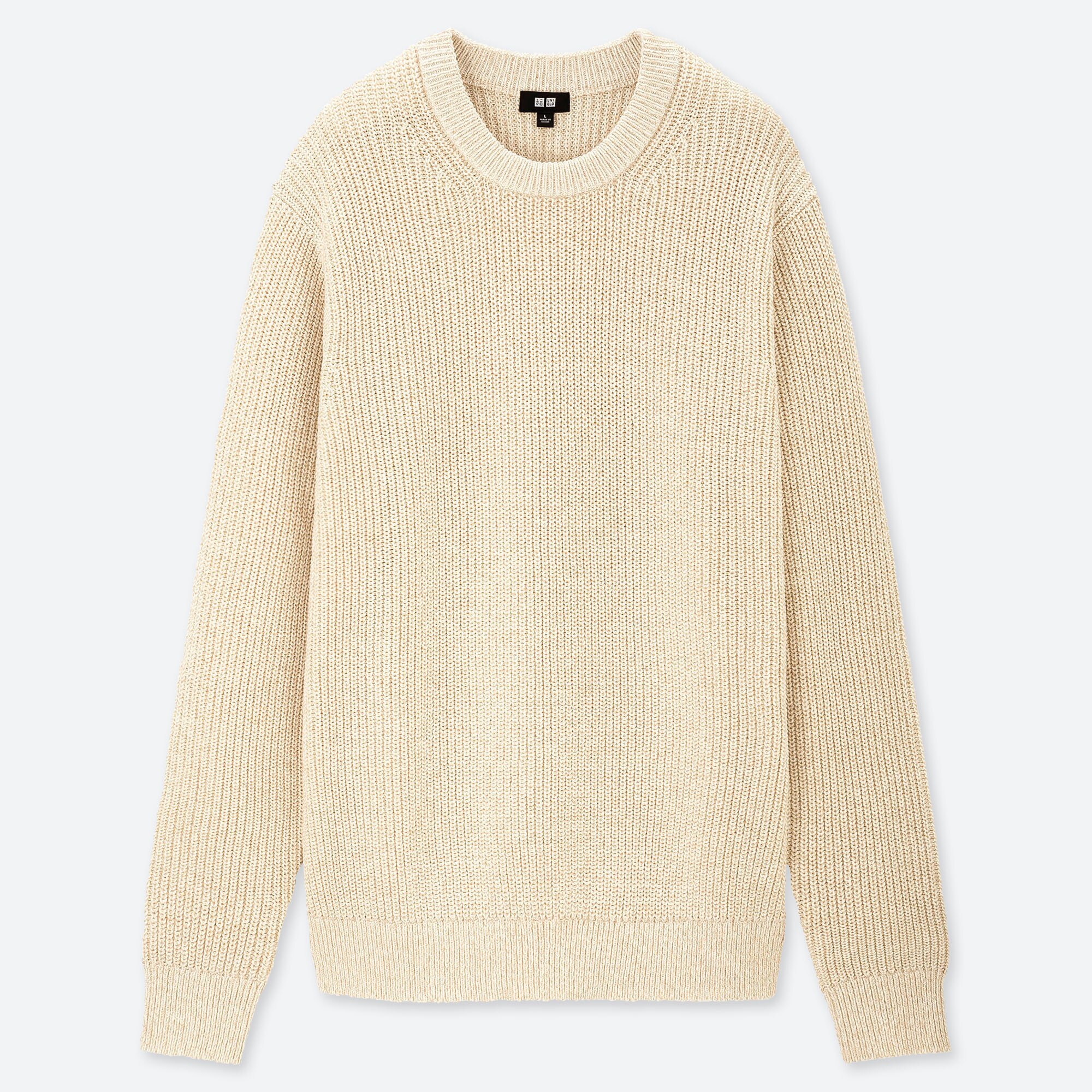 Waffle on sale sweater mens