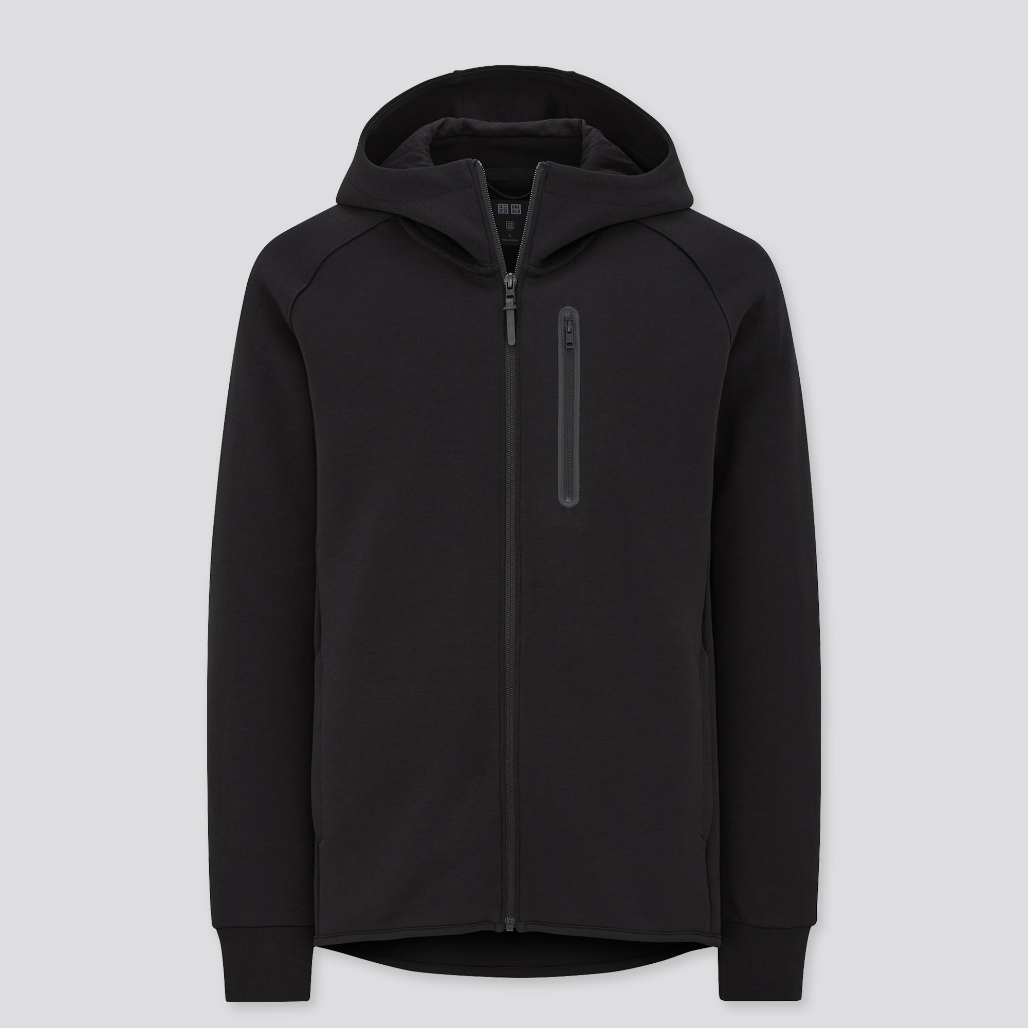 uniqlo dry stretch sweat full zip hoodie