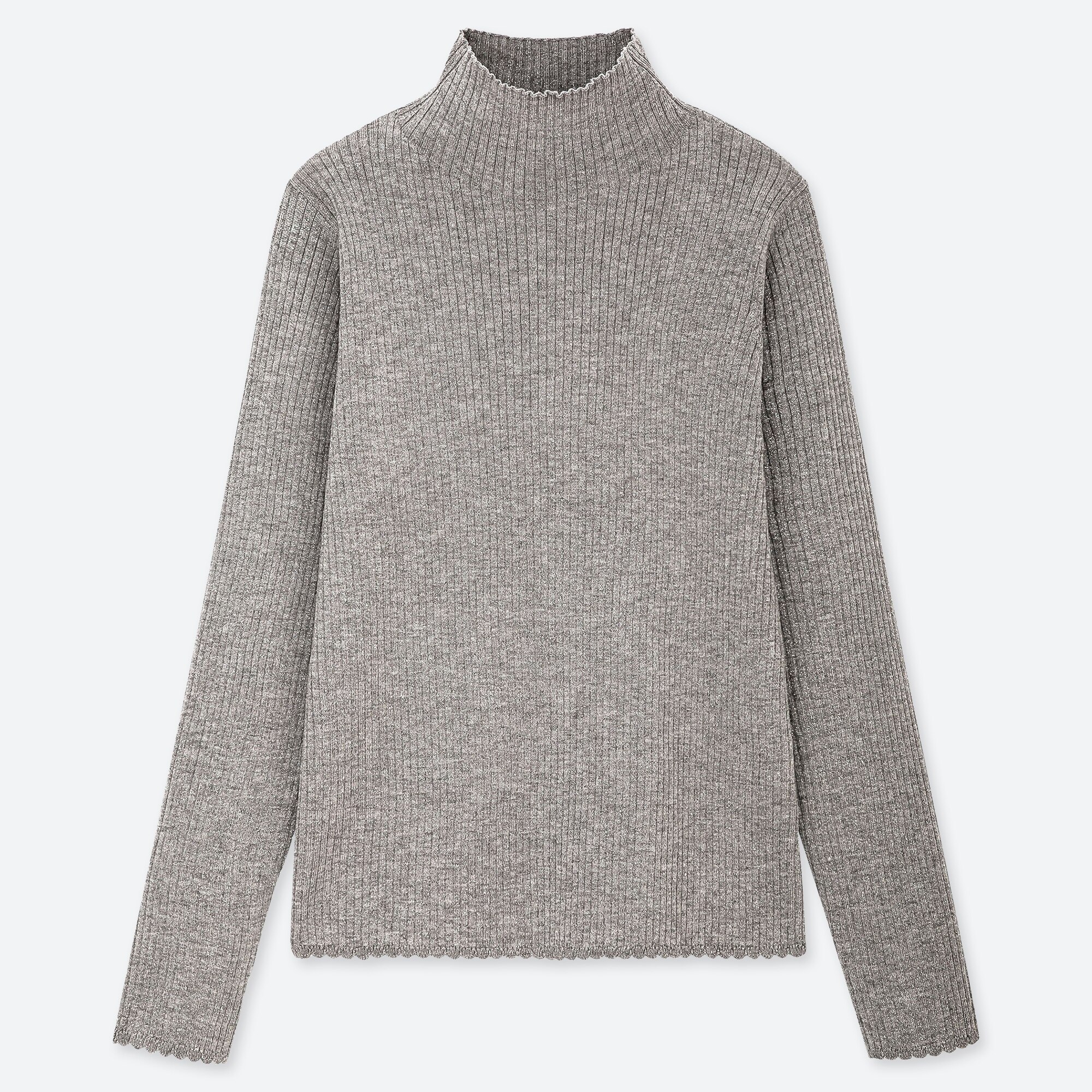 uniqlo soft knitted fleece high neck