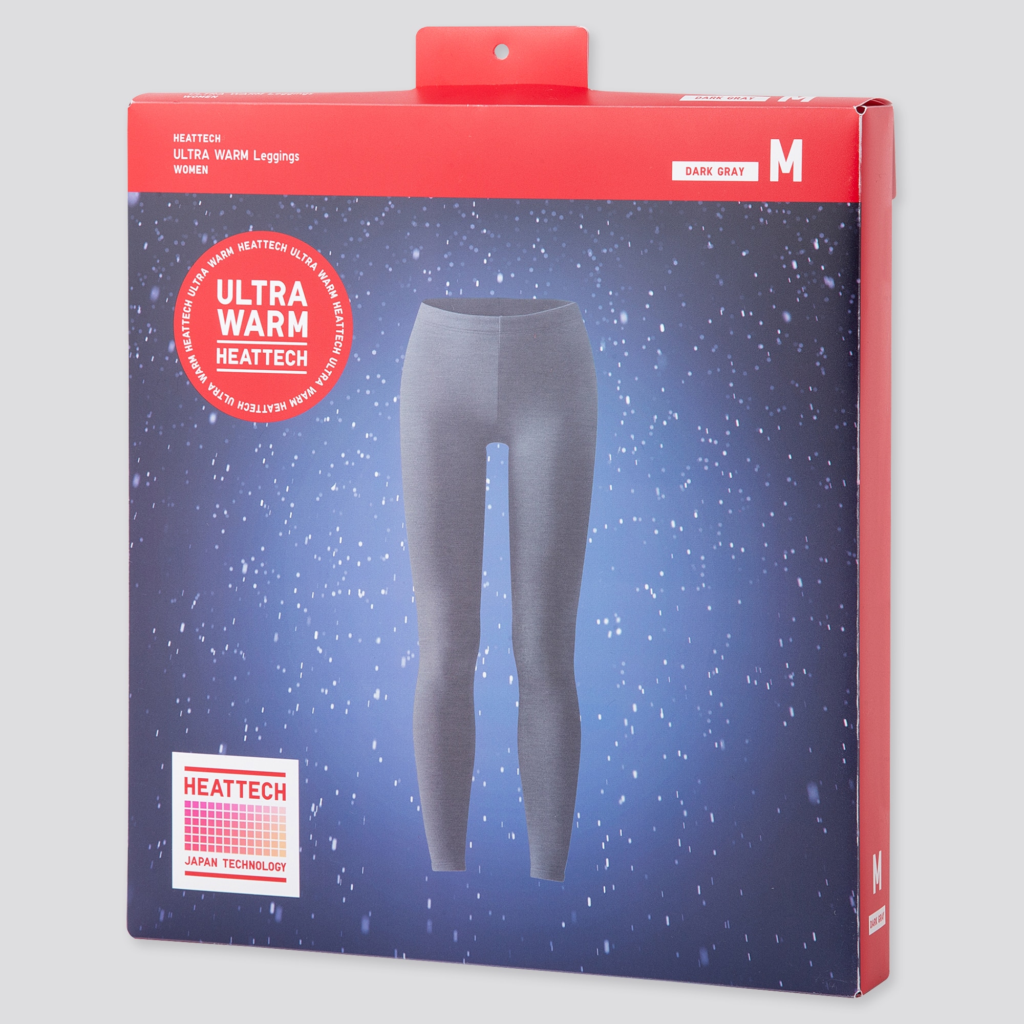 Uniqlo - Cotton Heattech Ultra Stretch High Rise Thermal Leggings Trousers  - Blue - S, £34.90
