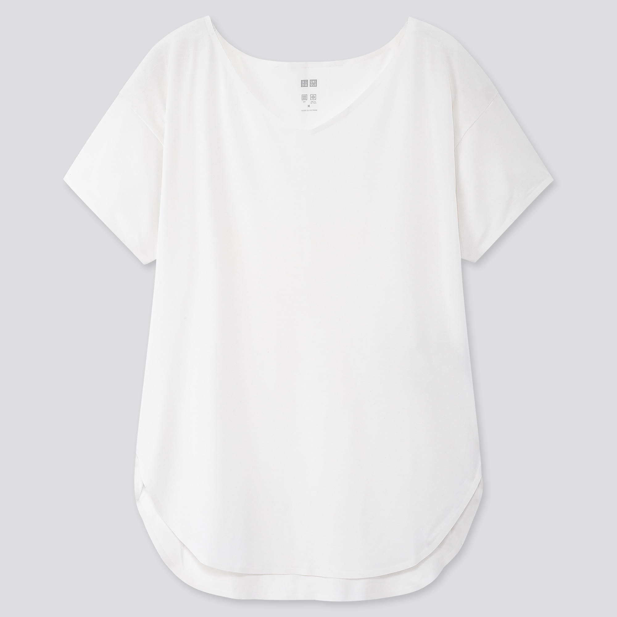 longline crew neck t shirt