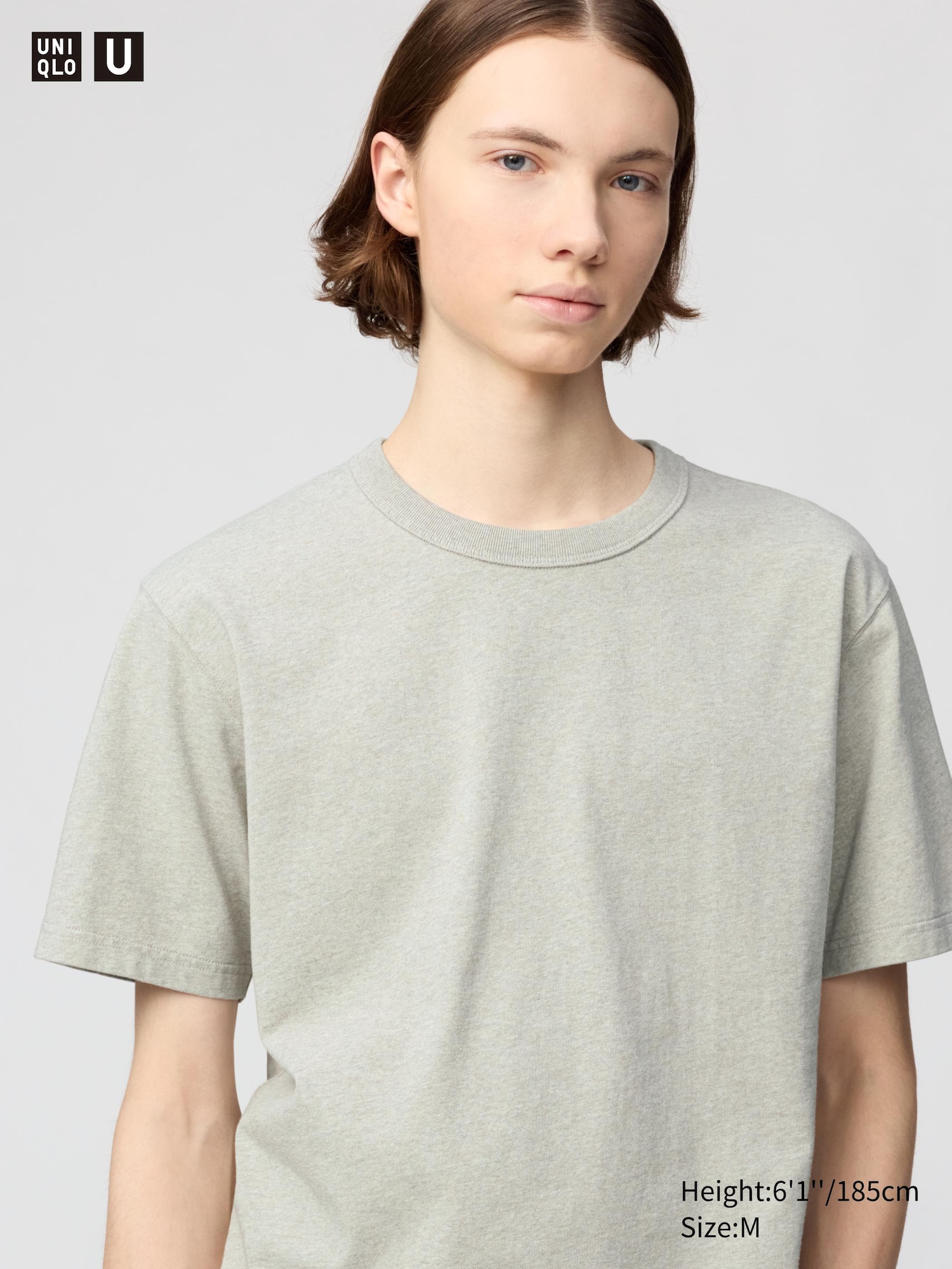 T-shirt Uniqlo Unisexe Bleu Taille S Coton Col Rond - Occasion Parfait état