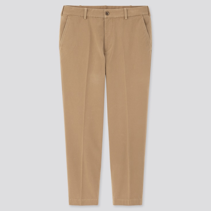 UNIQLO Men Smart Comfort Cotton Ankle Length Trousers (Long