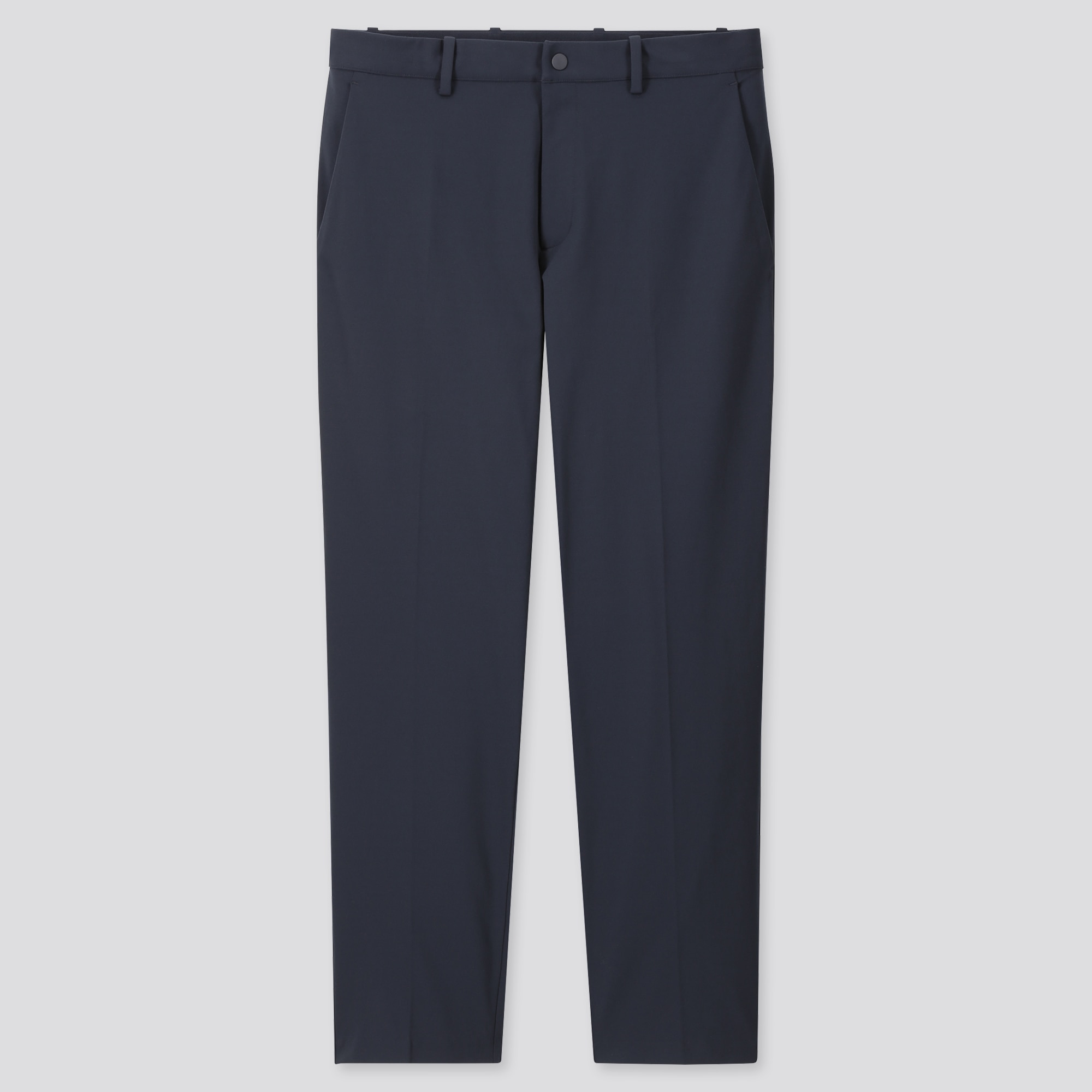 Men Smart DRY-EX Ultra Stretch Ankle Length Trousers (Long) | UNIQLO UK