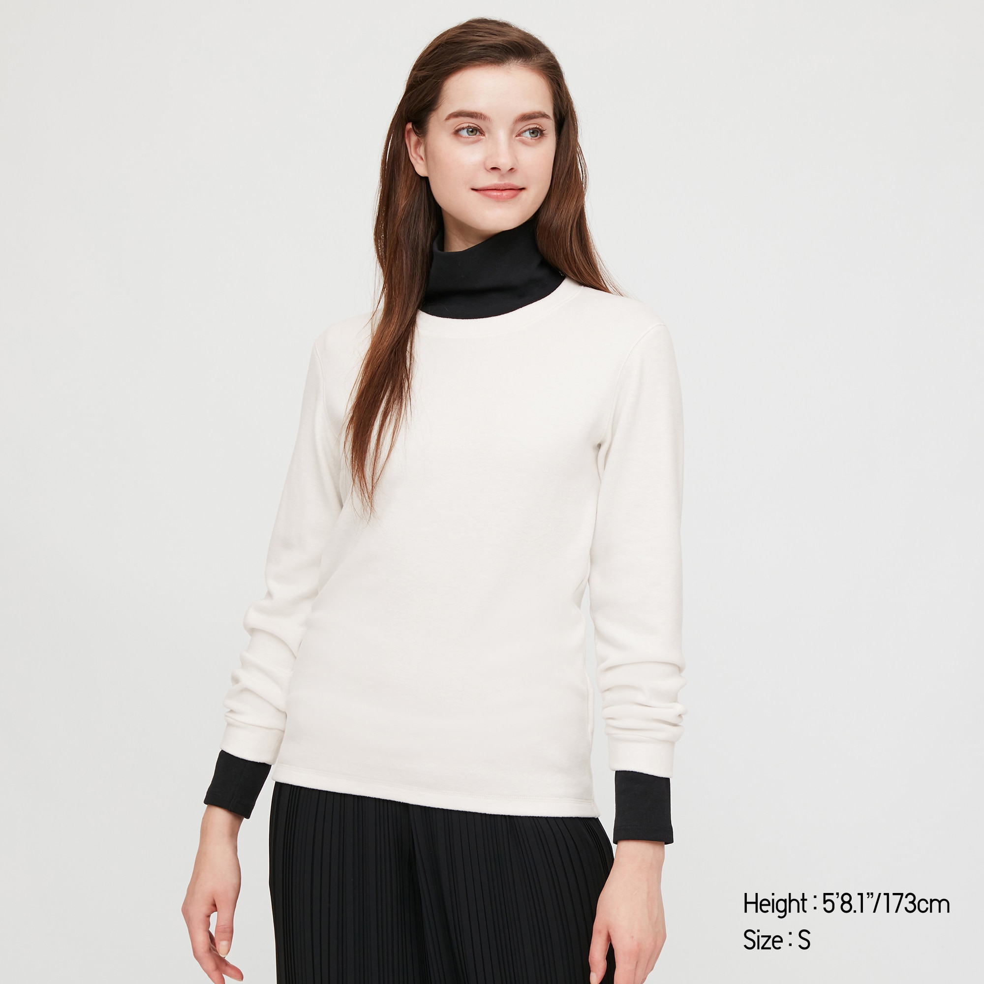 Women HEATTECH Fleece Stretch Crew Neck Thermal Top | UNIQLO UK