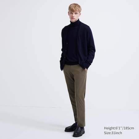 Men Ultra Light Cotton-Like Trousers