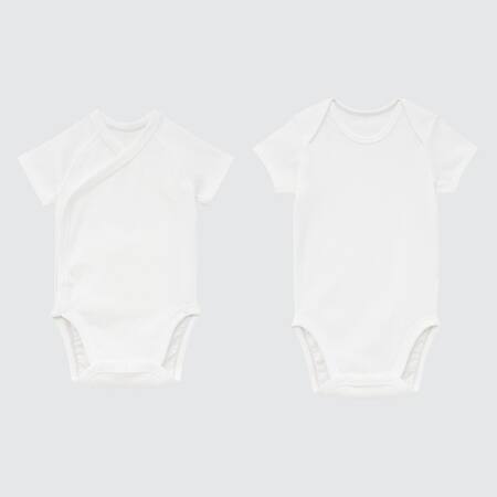 Newborn 100% Cotton Short Sleeved Bodysuit