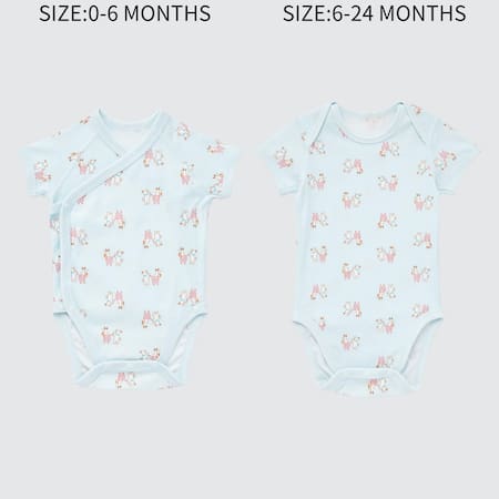 Babies Newborn Joy Of Print Animal Short Sleeved Bodysuit