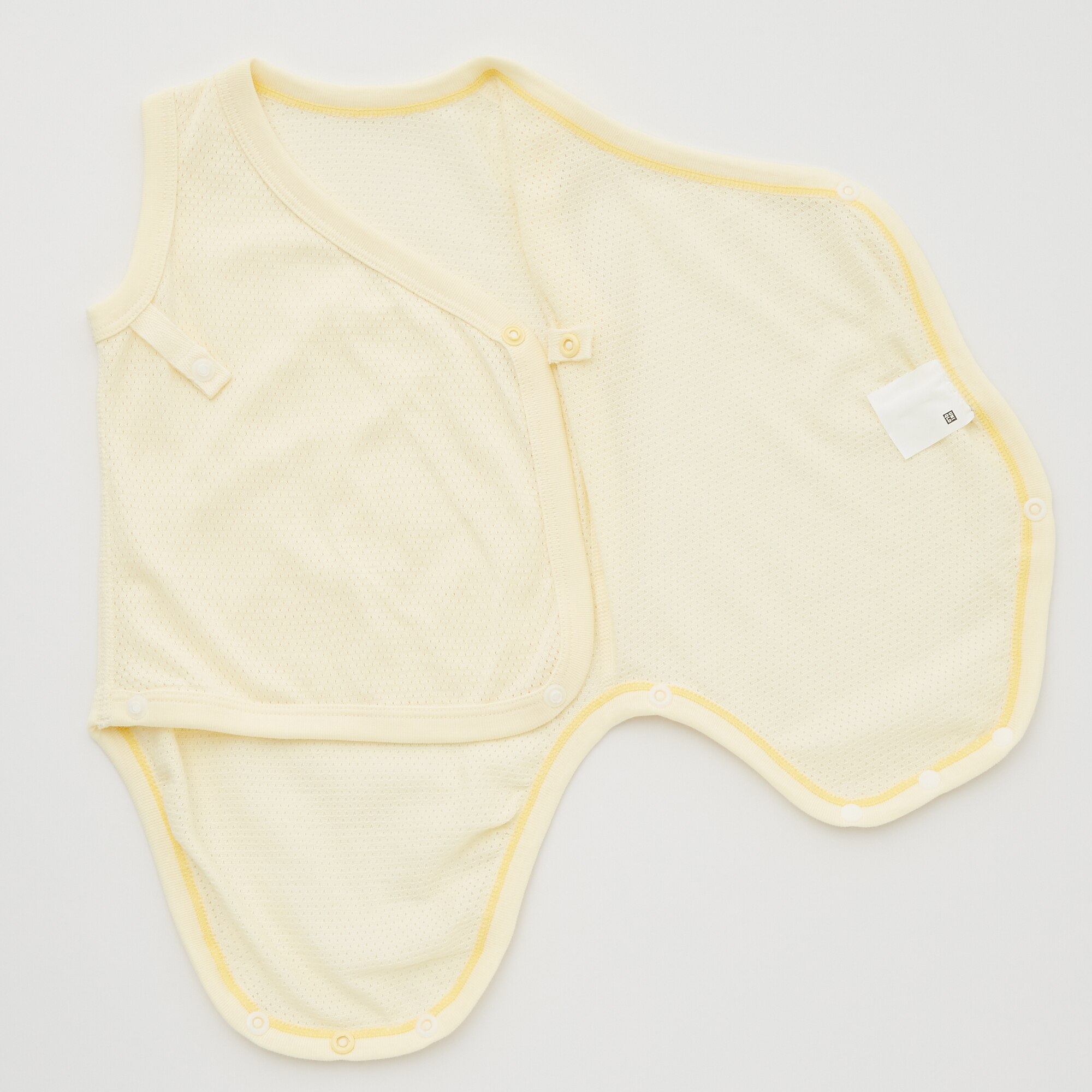 Babies Newborn Cotton Mesh Sleeveless Inner Bodysuit UNIQLO