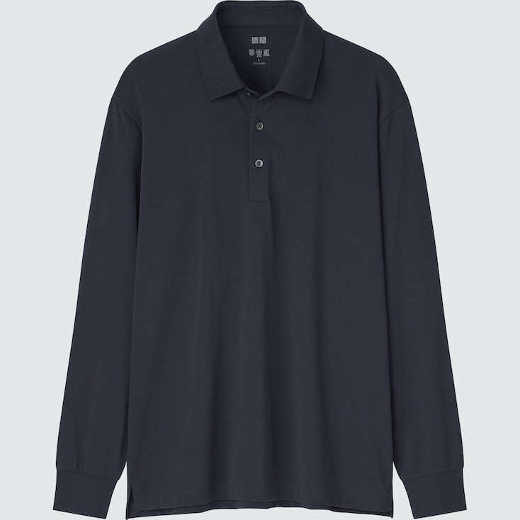 UNIQLO AIRism Long Sleeved Polo Shirt | StyleHint