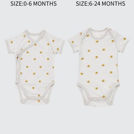 Babies Newborn Joy Of Print Bee Short Sleeved Bodysuit