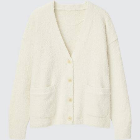 Soft Fluffy Cropped Fit Cardigan