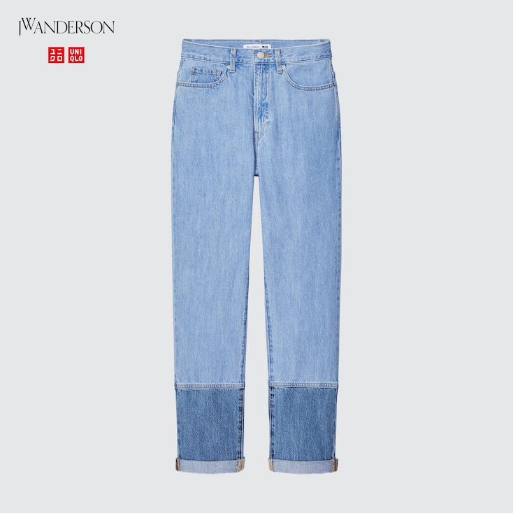 UNIQLO JW Anderson Straight Leg High Rise Jeans