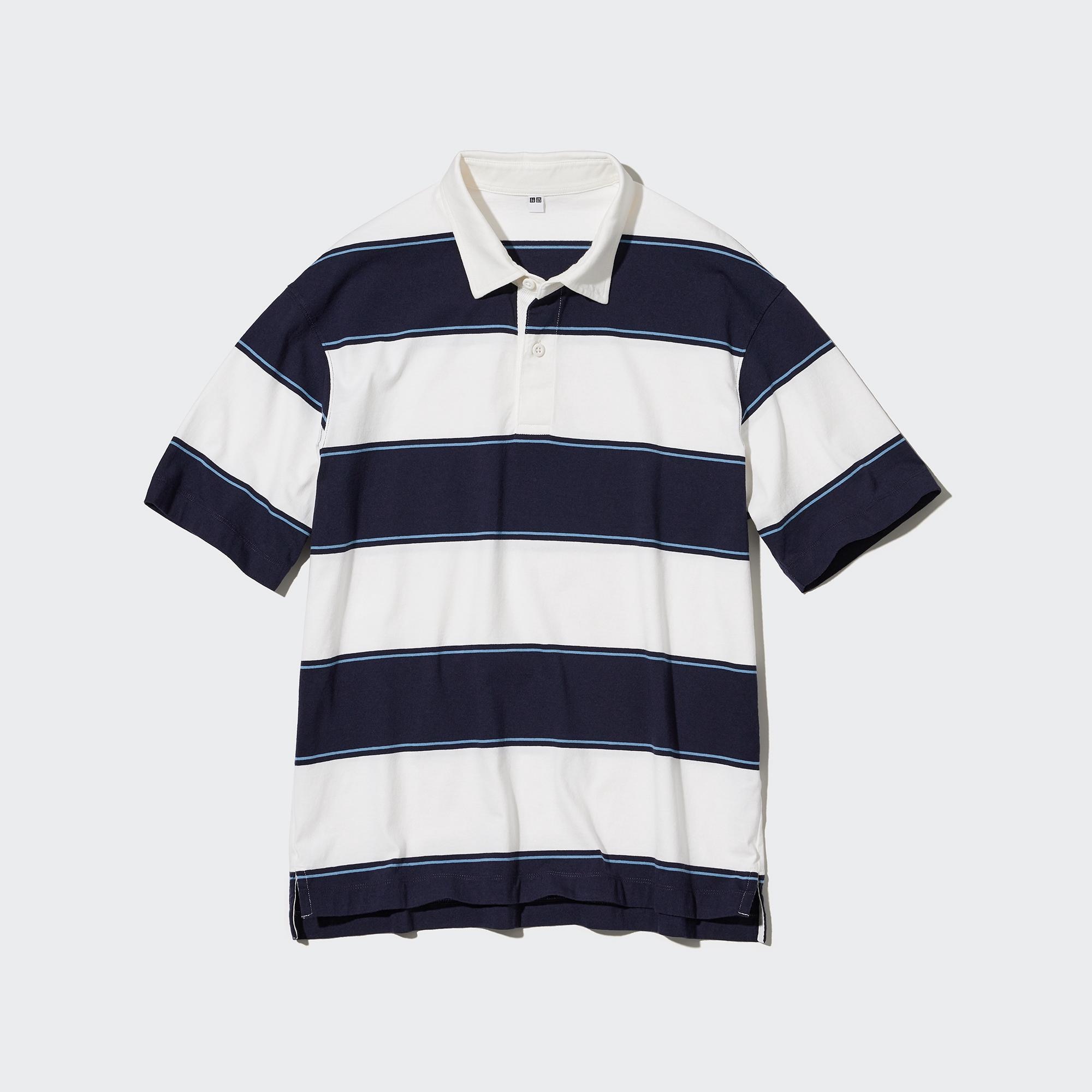 striped polo shirt