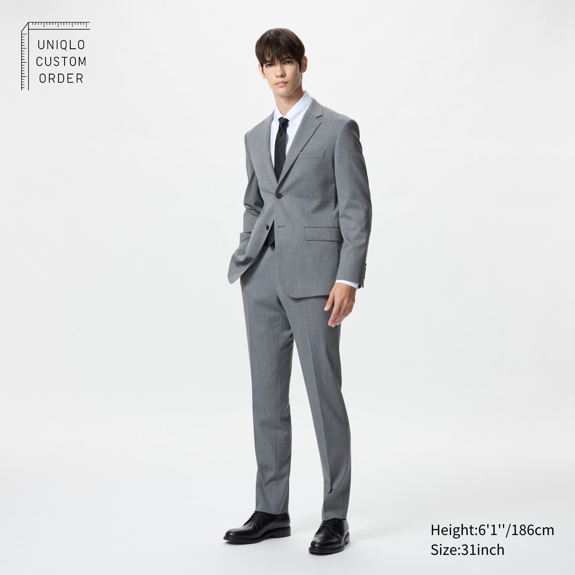 uniqlo easy care stretch slim fit pants