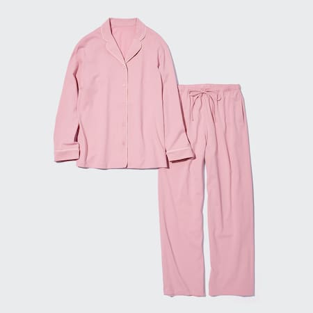 uniqlo.com | AIRism Cotton Long Sleeved Pyjamas