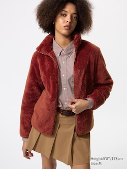 Fluffy Yarn Fleece Full-Zip Jacket