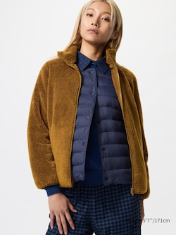 Fluffy Yarn Fleece Full-Zip Jacket