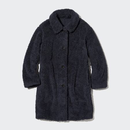 Windproof Single Breasted Fleece Coat