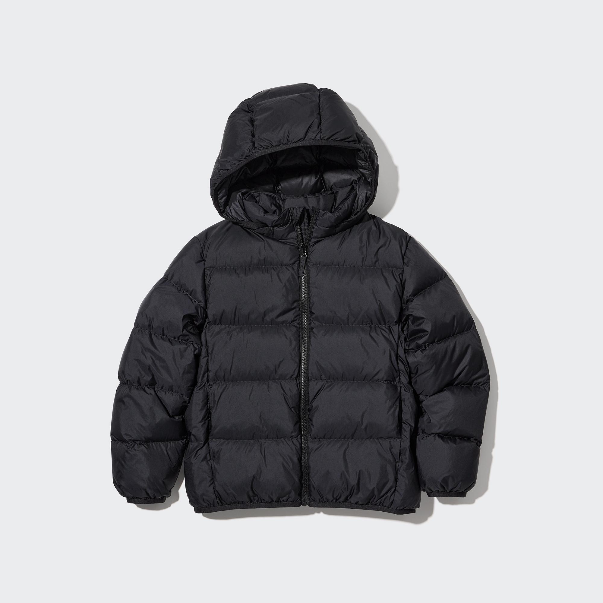 Uniqlo Puffer Jacket Men Extra Small XS Black Quilted Ultra Light Down Zip  Front  Inox Wind