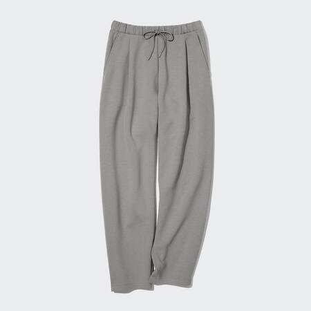 Women Dry Sweat Tucked Tapered Trousers