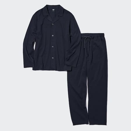 MEN AIRism Cotton Pyjamas (Long Sleeve)