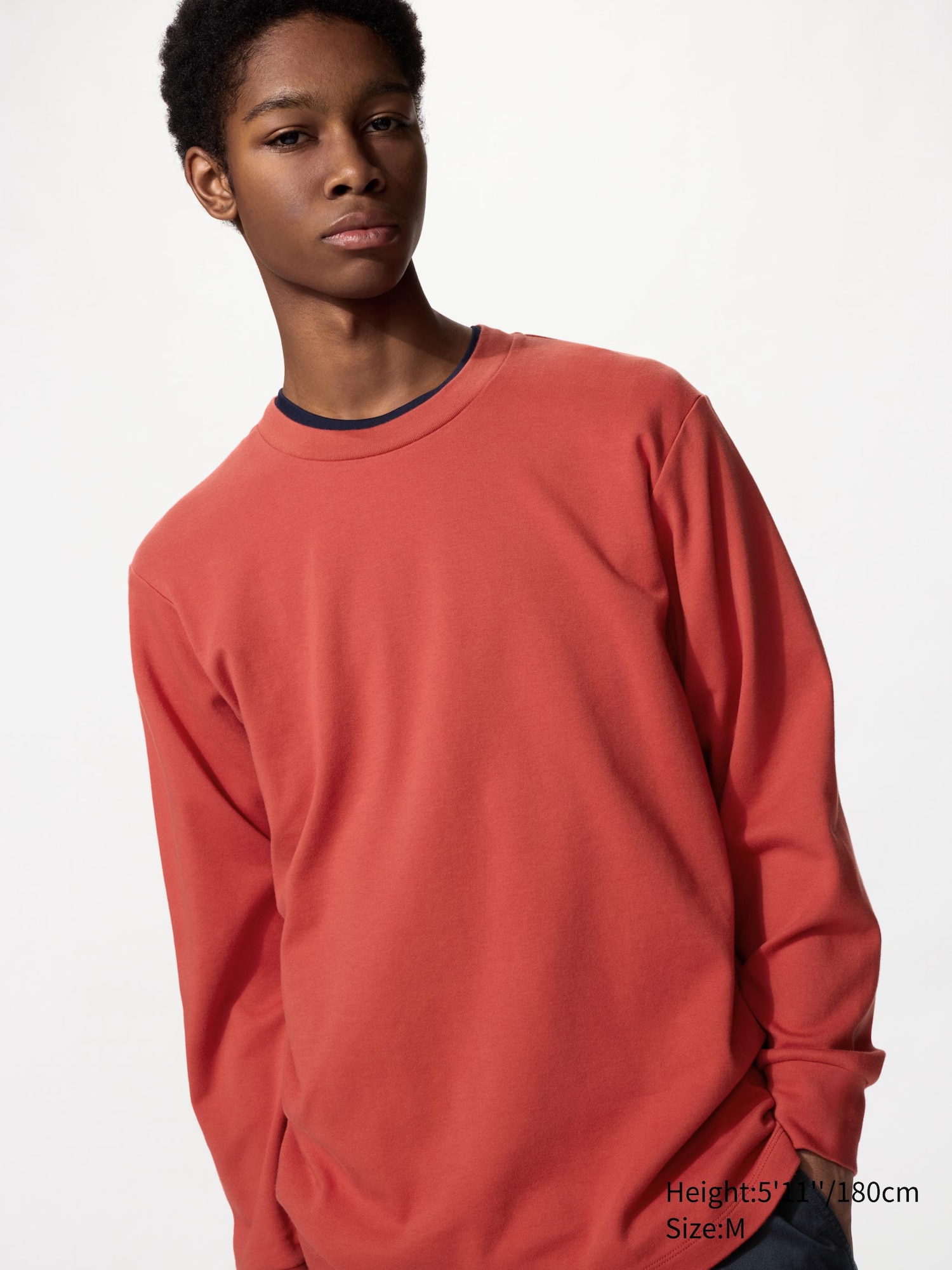 Soft Brushed Crew Neck T-Shirt (Long Sleeve)