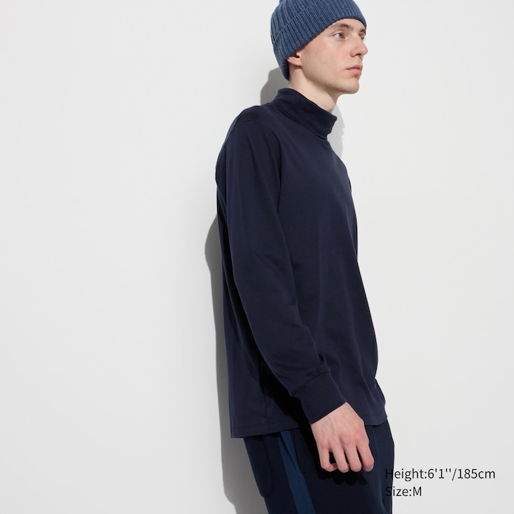 uniqlo cotton turtleneck