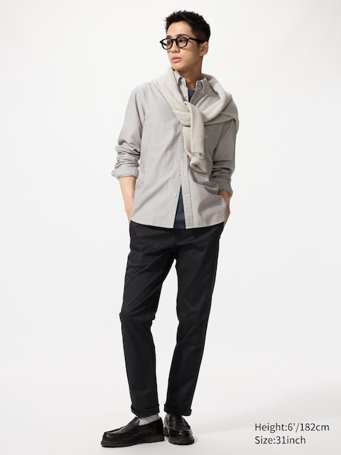 Uniqlo - Pantalon Chino Slim - Noir - 28Inch