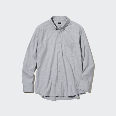 Flannel Regular Fit Shirt (Button-Down Collar)