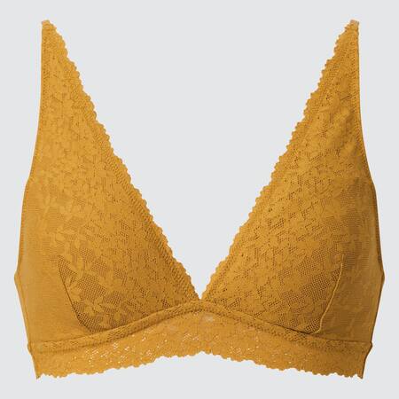 Relax AIRism Lace Wireless Plunge Bra