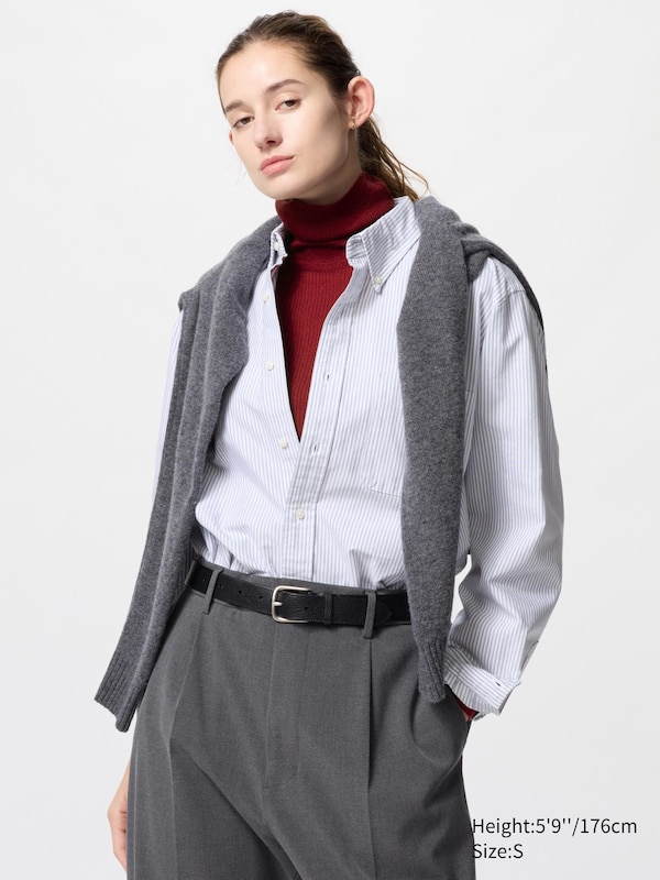 100 % Merinowolle Rollkragenpullover (gerippt)