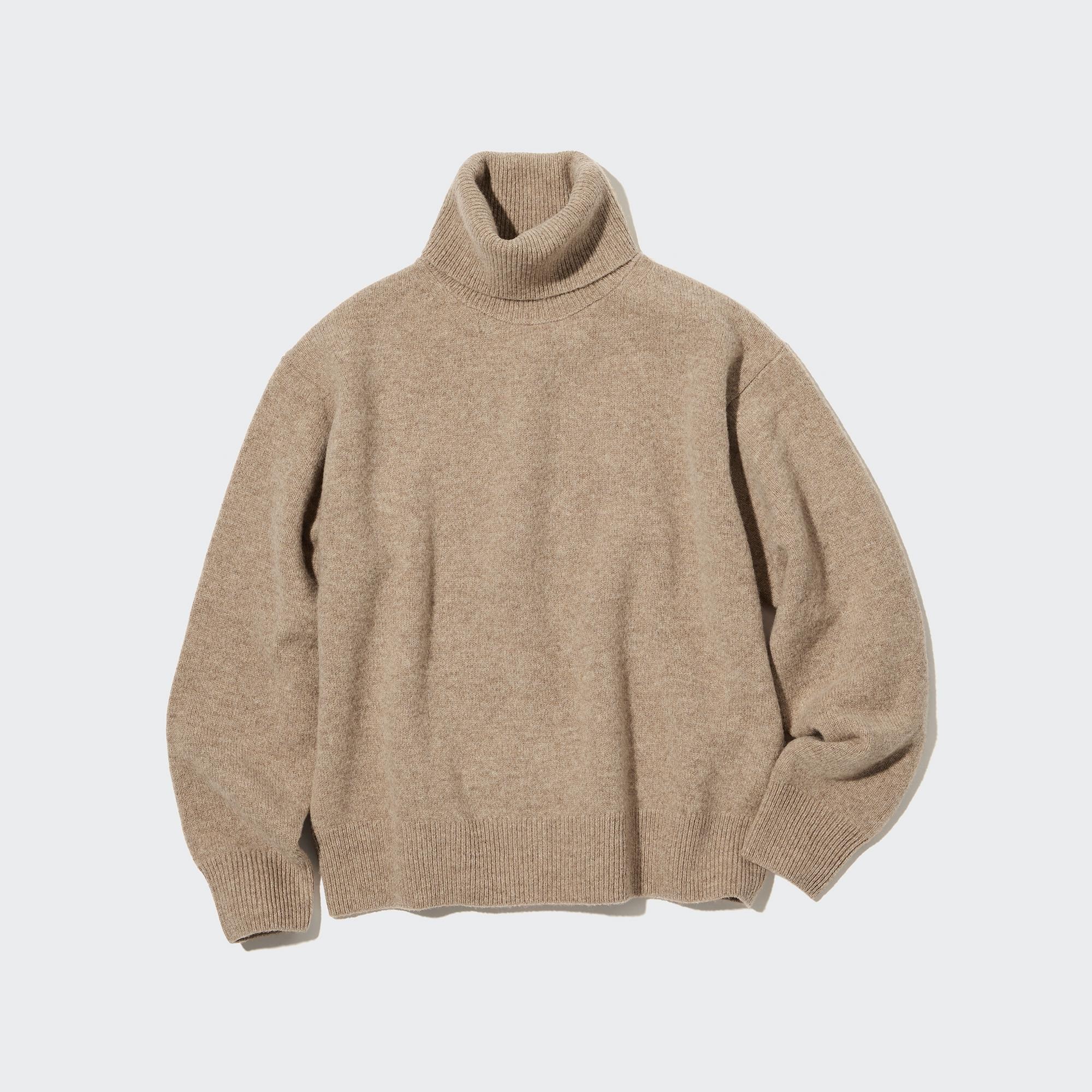 UNIQLO Pull Laine Premium Col Roul StyleHint