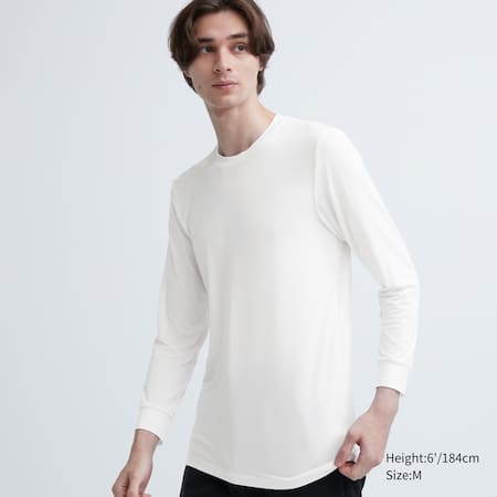 HEATTECH Crew Neck Long Sleeved Thermal Top