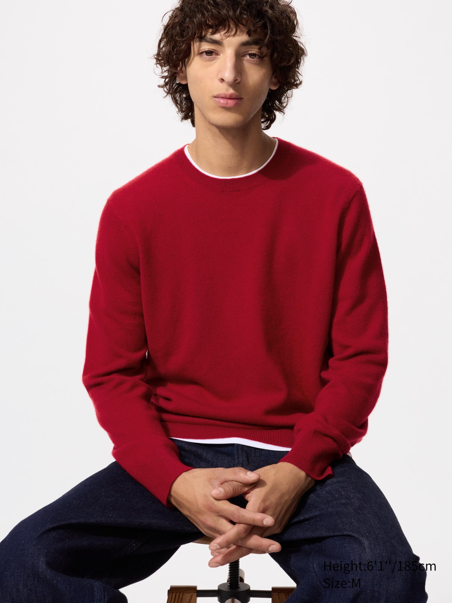 UNIQLO／cashmere-crew neck Men\u0027s 100% Cashmere Crew Neck Jumper | UNIQLO LV
