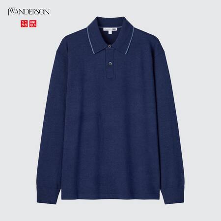 JW Anderson Merino Blend Knitted Polo Shirt