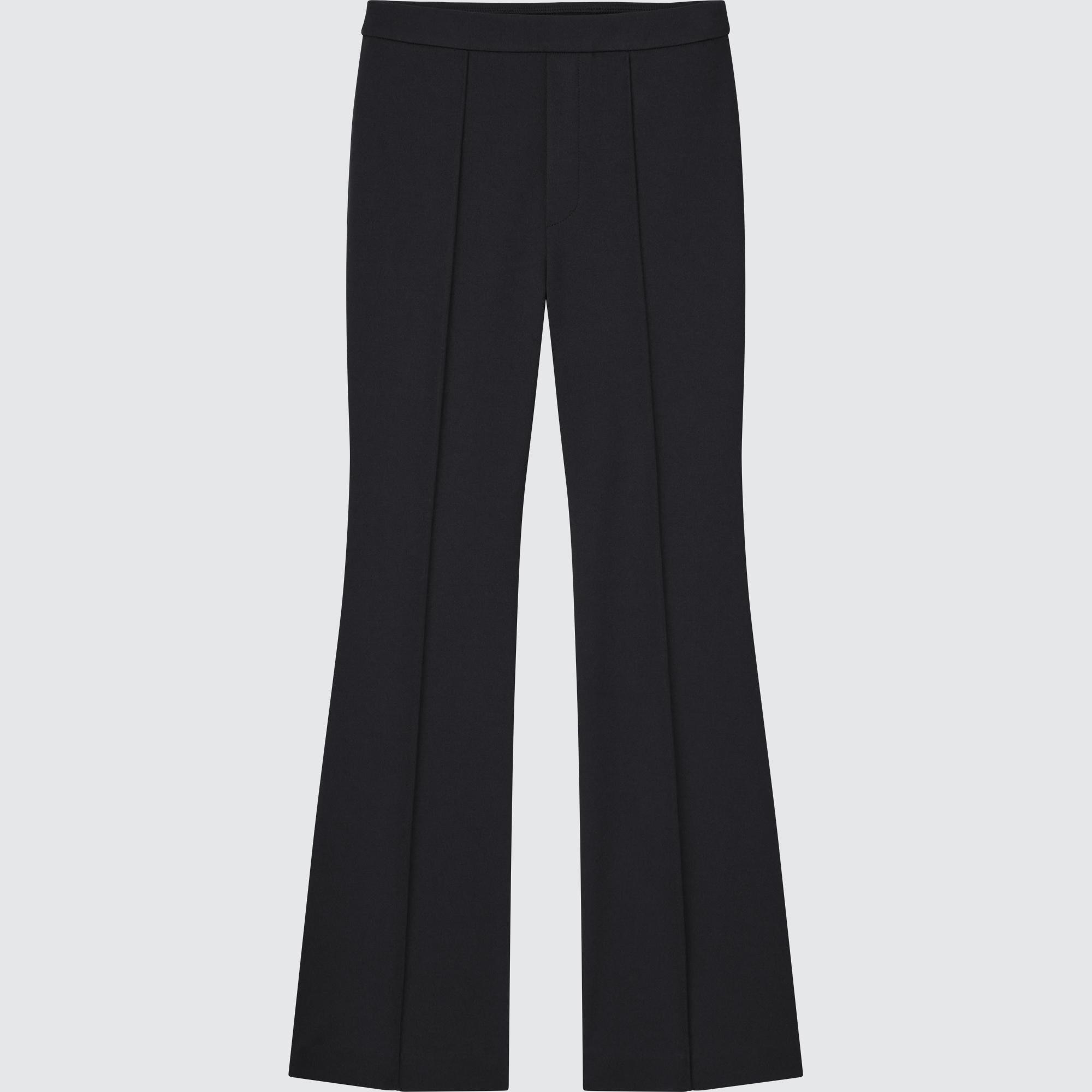 womens flare black pants