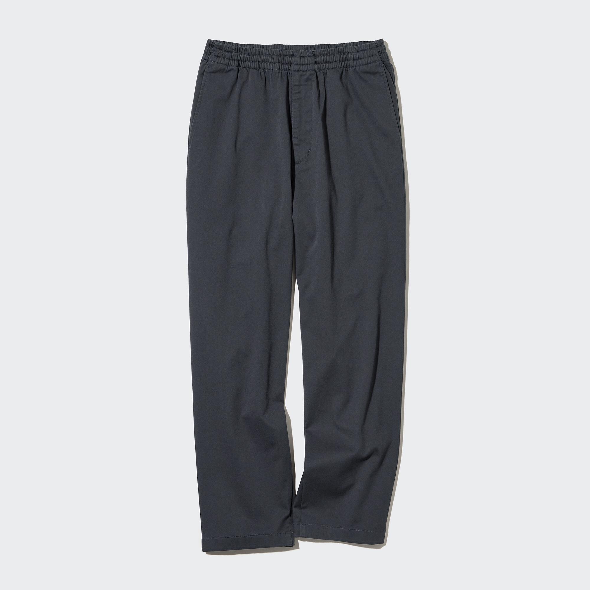 Cotton Relaxed Fit Ankle Length Trousers | UNIQLO UK