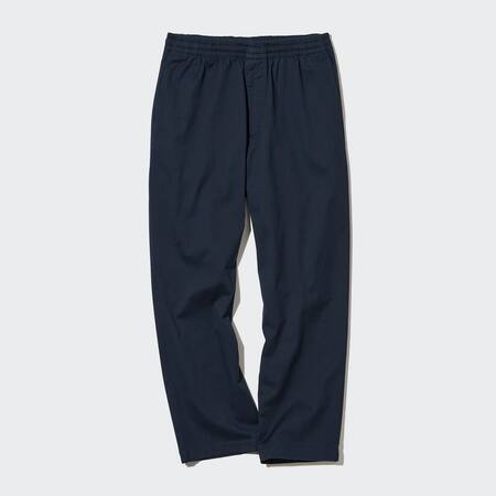 Cotton Relaxed Fit Ankle Length Trousers