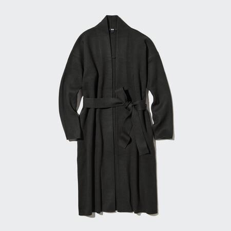 Soufflé Knitted Belted Coat