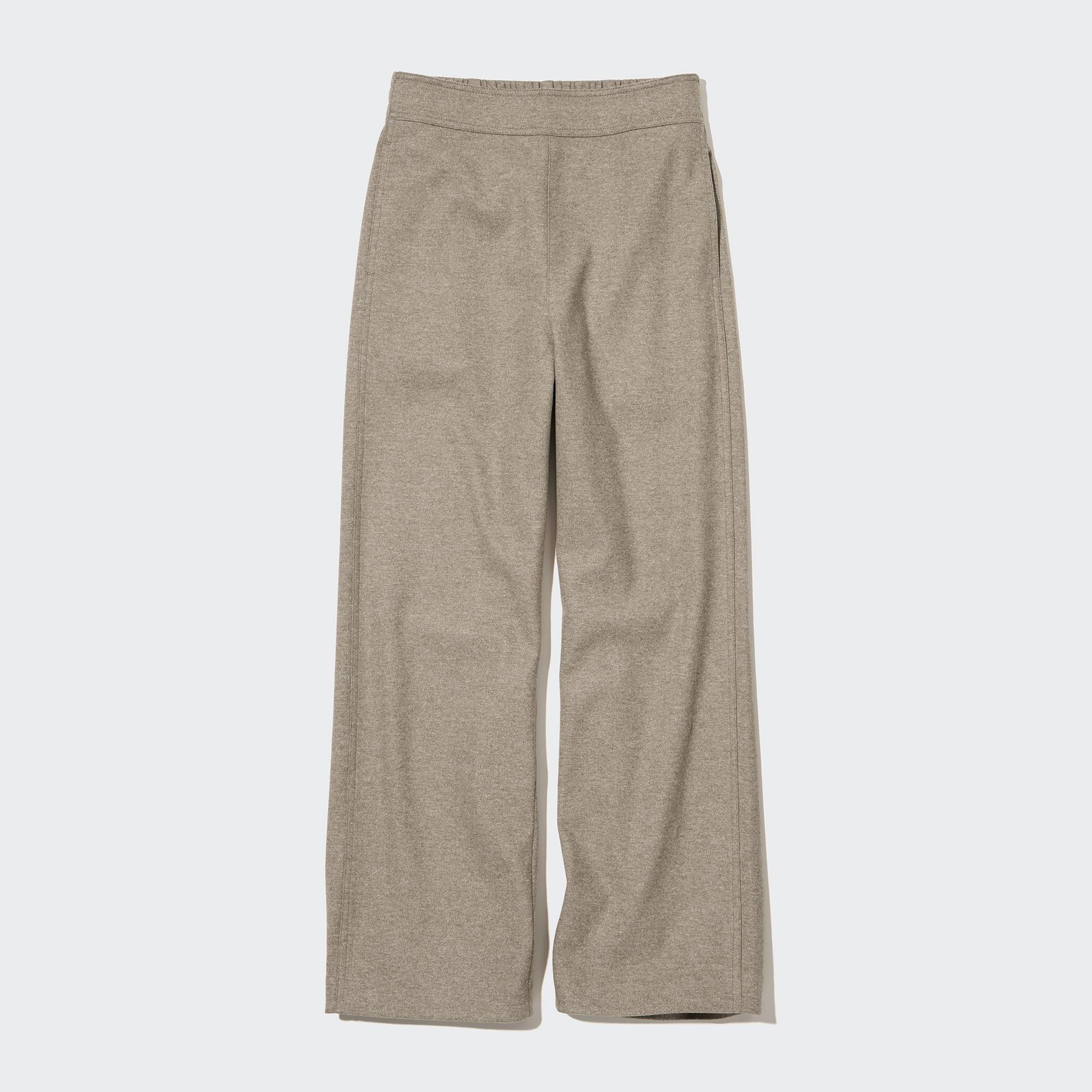 Brushed Jersey Trousers UNIQLO UK