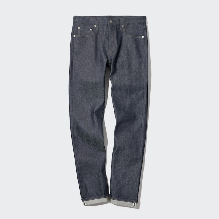 Uniqlo Algodón Vaquero Selvedge Slim Fit - Azul Marino - 28inch