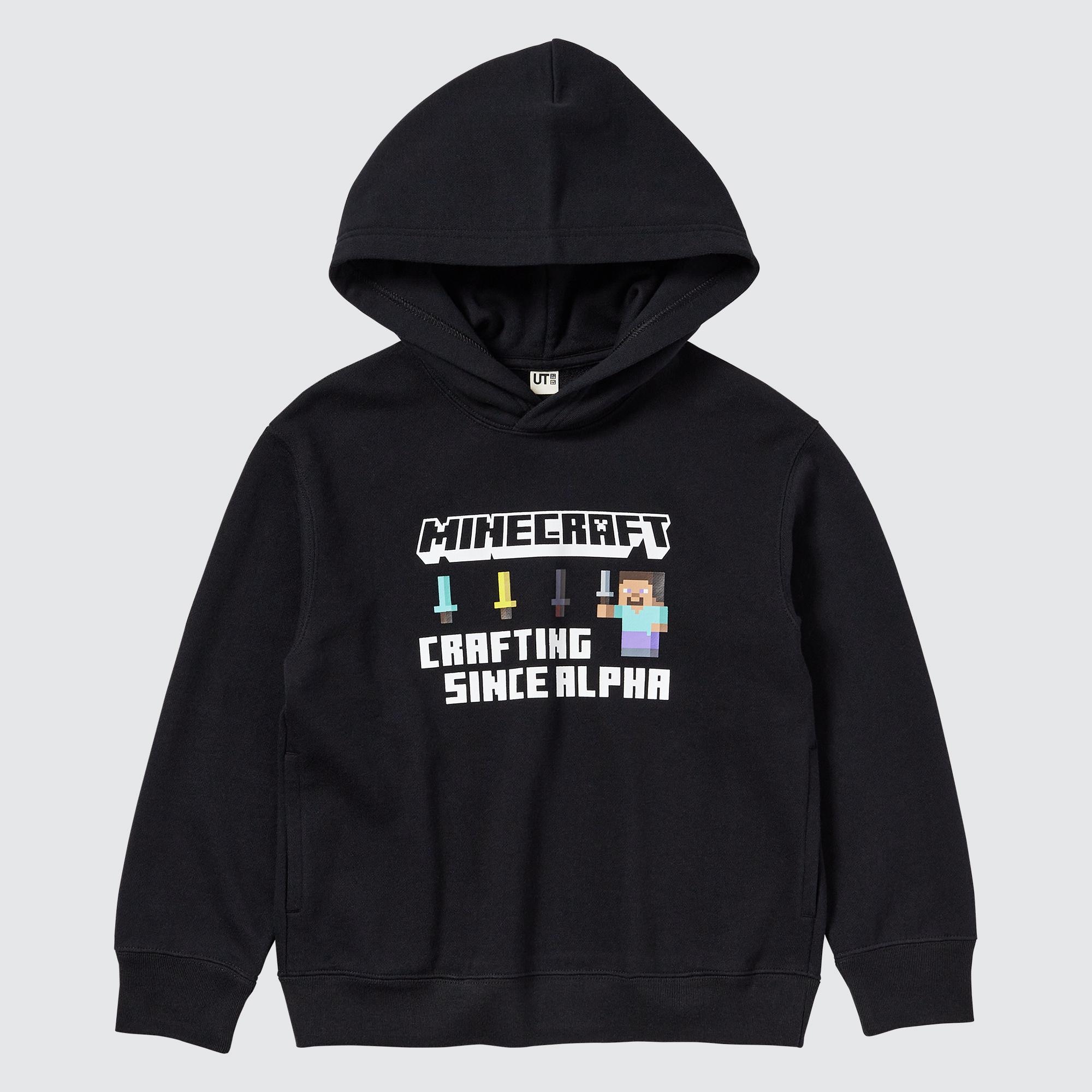 Kids Minecraft UT Graphic Sweat Hoodie UNIQLO