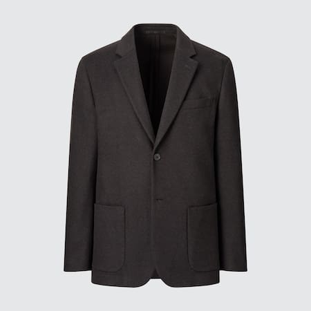 Men Wool-like Comfort Blazer Jacket