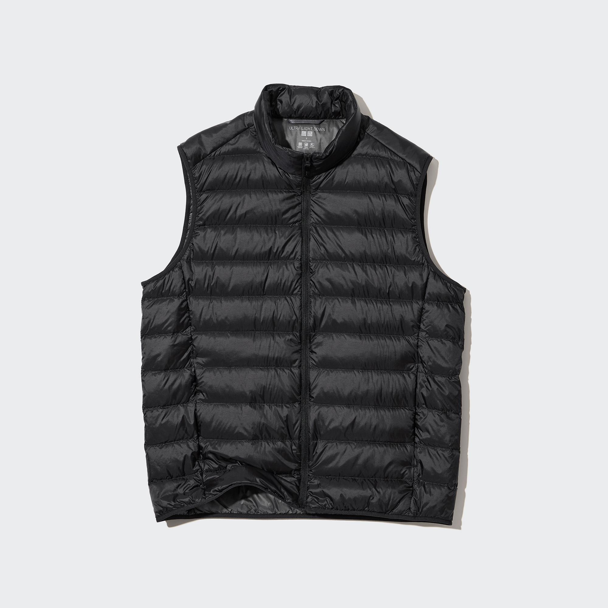 uniqlo ultra light down vest grey