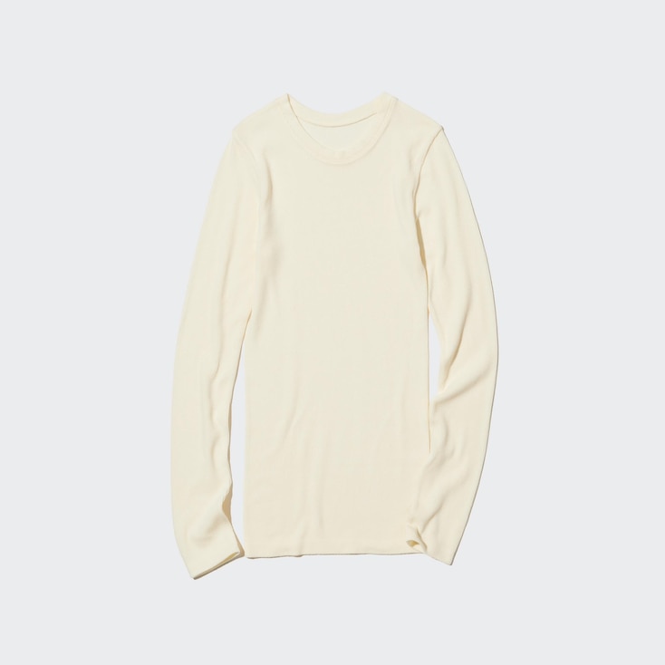 UNIQLO AIRism UV Protection Crew Neck Long Sleeved T-Shirt