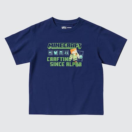 Minecraft UT Camiseta Estampado Gráfico Niños