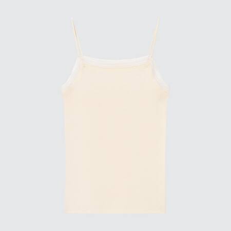Cotton Ribbed Lace Camisole Top